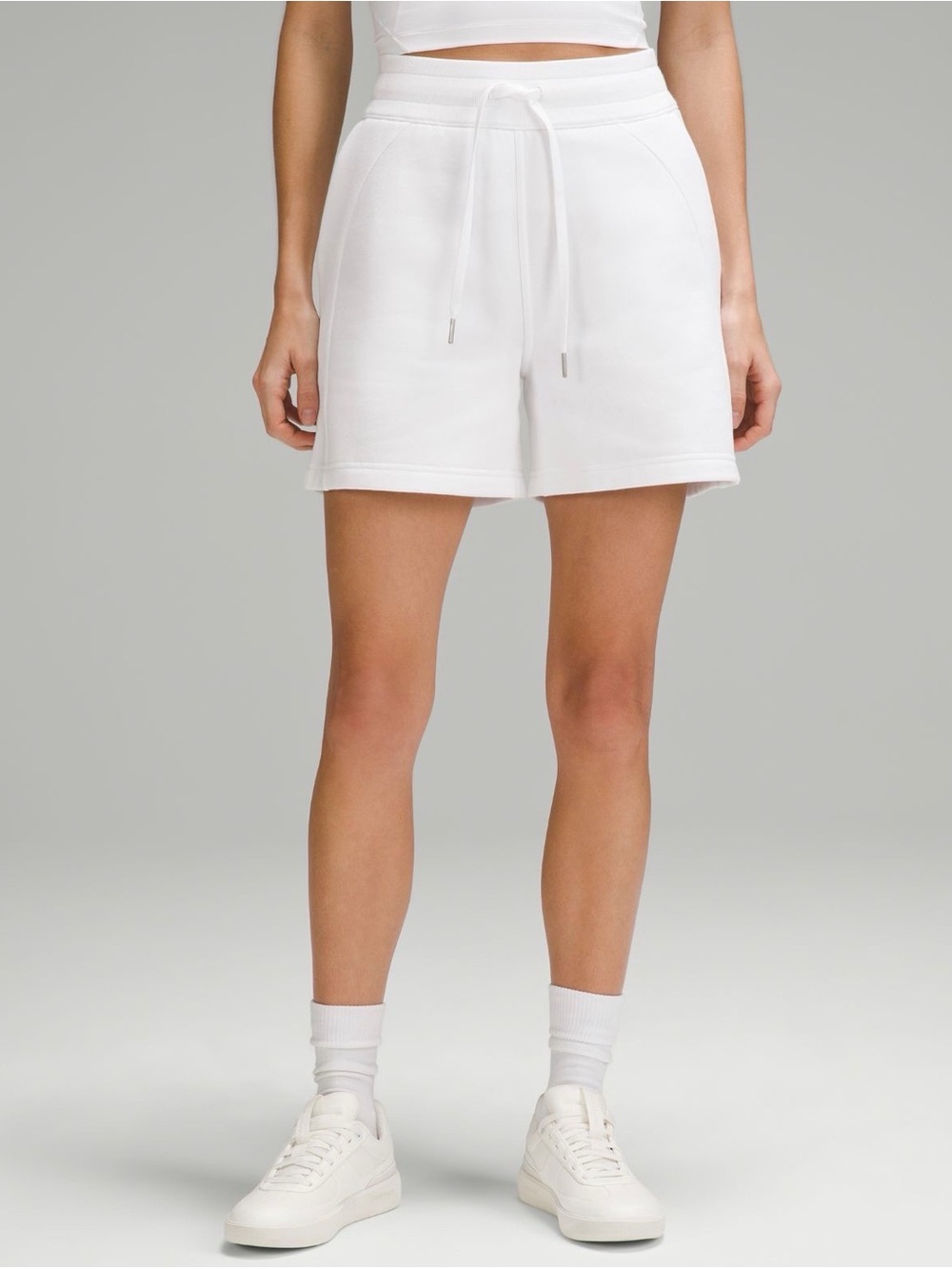 Lululemon Scuba High Rise Short 5” *White